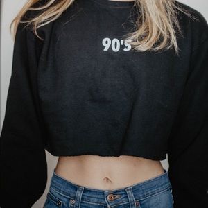 90s Crop sweatshirt